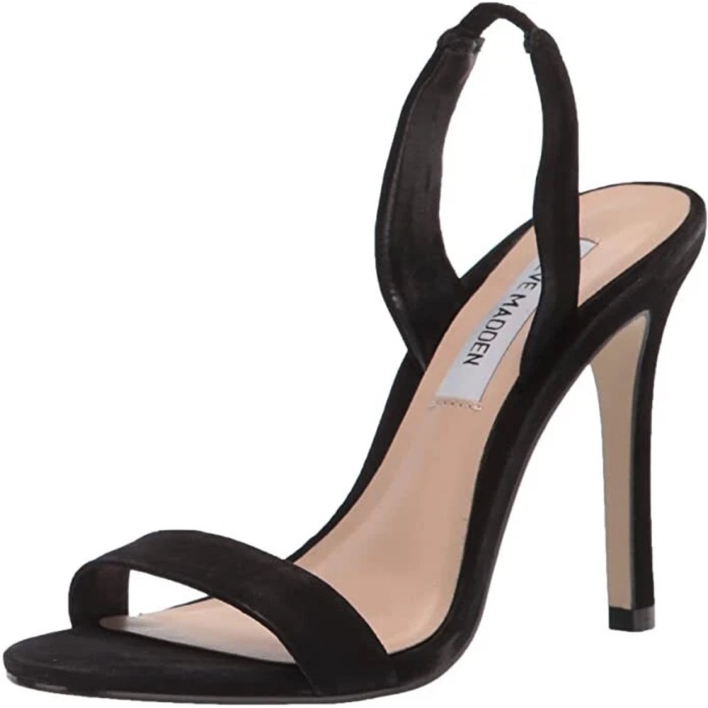 Steve Madden Black and Tan Heels